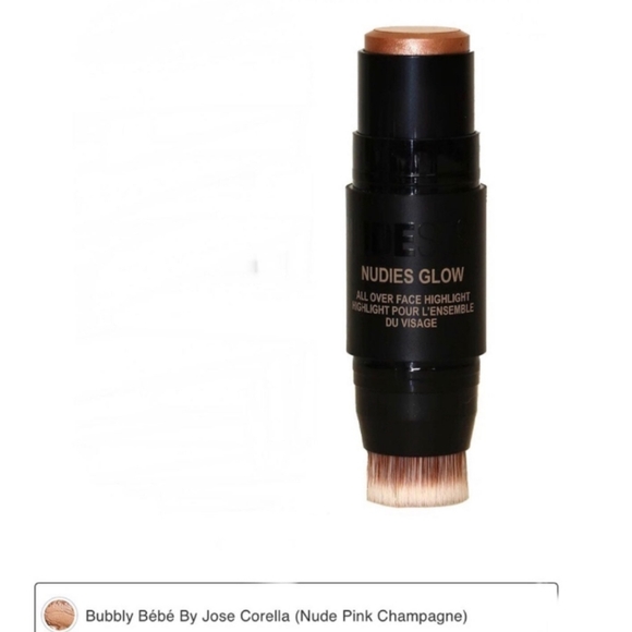 NUDESTIX Nudies All Over Face Color - Glow, 0.28 Oz., Bubbly Bebe - Picture 2 of 7